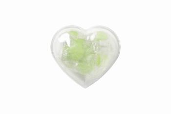 カラフルハートカップ黄緑